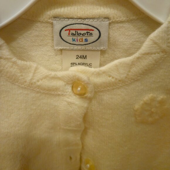 Talbots Kid - 24 month Off White Snowman Sweater - Picture 5 of 6